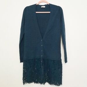 WRAP LONDON lace trim sienna Cardigan 6